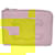 Céline Celine Coin & Card Pouch Yellow Leather  ref.2265921