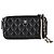 Chanel Double Zip Wallet on Chain in Black Quilted Leather