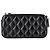 Chanel Double Zip Wallet on Chain in Black Quilted Leather - view 3