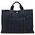 Bolso tote de lona Herbag de Hermès Negro