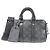 Borsa Boston Keepall Bandoulière 25cm Monogram Eclipse Louis Vuitton Nero Grigio Monogramma
