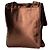 Borsa a tracolla in pelle di agnello metallica marrone Chanel Bronzo - vista 2