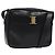 Borsa a spalla in pelle nera e oro Auth BA2412 di Salvatore Ferragamo Nero D'oro