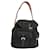 PRADA Borsa a Spalla Nylon Nero Oro Auth 123769 D'oro