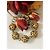 Favolosa parure DOLCE & GABBANA collana e bracciale con boule animalier Cammello - vista 12