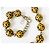 Favolosa parure DOLCE & GABBANA collana e bracciale con boule animalier Cammello - vista 2