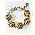 Favolosa parure DOLCE & GABBANA collana e bracciale con boule animalier Cammello - vista 5