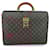 Louis Vuitton Vintage Monogram Canvas Serviette Fermoir Briefcase Brown Cloth  ref.2268017
