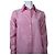 Camicia Balzac Paris in cotone a righe rosa e bianche - vista 2