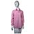 Camicia Balzac Paris in cotone a righe rosa e bianca Bianco