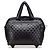 Chanel Trolley Rolling Case in nylon trapuntato nero Coco Cocoon