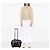 Chanel Trolley Rolling Case in nylon trapuntato nero Coco Cocoon - vista 10