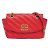 Borsa a spalla in pelle da donna Balenciaga BB Logo 501681 Rosso