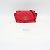 Borsa a spalla in pelle da donna Balenciaga BB Logo 501681 Rosso - vista 2