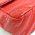 Borsa a spalla in pelle da donna Balenciaga BB Logo 501681 Rosso - vista 7
