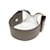 Hermès Hermes Pavane Bangle in Etoupe Gray and Silver Silvery Taupe  - view 2