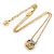Collana in metallo Louis Vuitton in oro e argento D'oro - vista 2