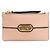 Fendi Pink Beige Leather Card Case
