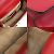 Borsa a Spalla in Pelle Gucci Sylvie Rosso - vista 3