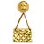 Spilla in metallo dorato Chanel D'oro