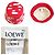Cappello bucket in corduroy rosso e bianco Loewe - vista 5