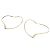 Tiffany & Co Orecchini a cerchio Tiffany Open Heart in argento 925 - vista 3