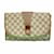 Gucci Clutch Bag GG Supreme Sherry Line Brown Plastic  ref.2268854