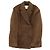 Jil Sander Doppelreiher-Blazer aus brauner Wolle