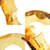 Hermès Hermes GM Enamel Bangle Bracelet Golden  - view 11