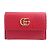 Billetera compacta Gucci GG Marmont Roja - vista 2