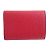 Billetera compacta Gucci GG Marmont Roja - vista 4