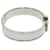 Hermès Bracciale Bangle Hermes Click H Clack PM Grigio Metallico Marrone Argento  - vista 5