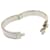 Hermès Bracciale Bangle Hermes Click H Clack PM Grigio Metallico Marrone Argento  - vista 6