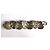 Autre Marque bracciale in pietra gialla traslucida Silver hardware - vista 2