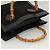 Borsa a Mano GUCCI Bamboo Camoscio Nero Oro Auth ep9059 D'oro - vista 6