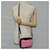 Ribbon PRADA Borsa a Spalla in Pelle Nera e Oro Auth BD2127V Nero D'oro - vista 26