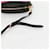 Ribbon PRADA Borsa a Spalla in Pelle Nera e Oro Auth BD2127V Nero D'oro - vista 8