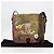 Borsa a spalla CHANEL ricamata graffiti in tela e pelle khaki CC Auth yk18413SM Cachi - vista 12