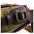 Borsa a spalla CHANEL ricamata graffiti in tela e pelle khaki CC Auth yk18413SM Cachi - vista 19