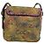 Borsa a spalla CHANEL ricamata graffiti in tela e pelle khaki CC Auth yk18413SM Cachi - vista 2