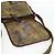 Borsa a spalla CHANEL ricamata graffiti in tela e pelle khaki CC Auth yk18413SM Cachi - vista 24