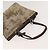 Borsa a spalla Coach in nylon e tela 3 pezzi nero beige arancione Auth bs25684 - vista 21