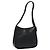 Borsa a spalla Coach in pelle nera argento autentica am8529 Nero