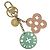 LOUIS VUITTON Portachiavi Looping Charm metallo Oro M66006 LV Auth BD2257 D'oro