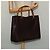 Borsa a mano in pelle Gucci Bamboo marrone oro Auth ep8928 D'oro - vista 20