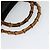 Borsa a mano in pelle Gucci Bamboo marrone oro Auth ep8928 D'oro - vista 7