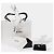Gioielli CHANEL CC in Cristallo Argento - 102635 - vista 2