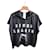 pinko logo-print T-shirt Black  - vue 2