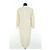 Chloé Stora Vestido de algodón beige - vista 4