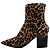 Botines de tobillo Tamara Mellon de piel de potro leopardo Castaño - vista 3